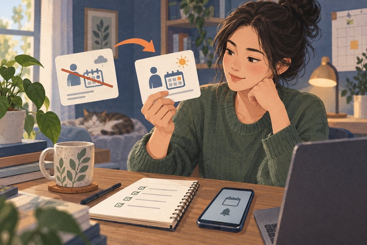 标明旧安排失效,对新时段重新换算并取得确认